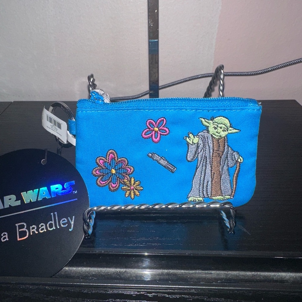 Vera Bradley Zip ID Case NWT Star Wars Yoda